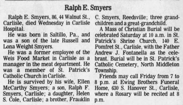 Clipping from The Sentinel